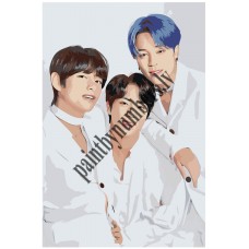 Картина по номерам K-POP6