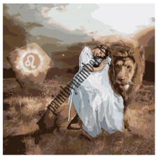 Картина по номерам KTMK-lionsign01